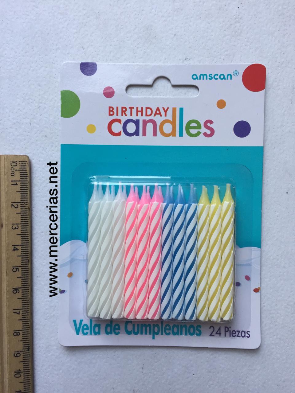 Velas para Pastel "Mágica" Merceria en Linea