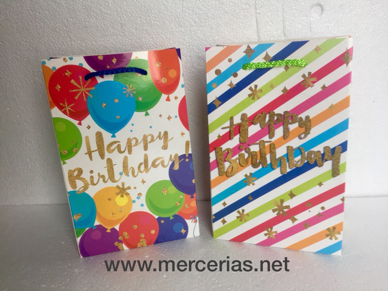 Bolsa para Regalo Feliz Cumpleaños M-4554 - Merceria en Linea