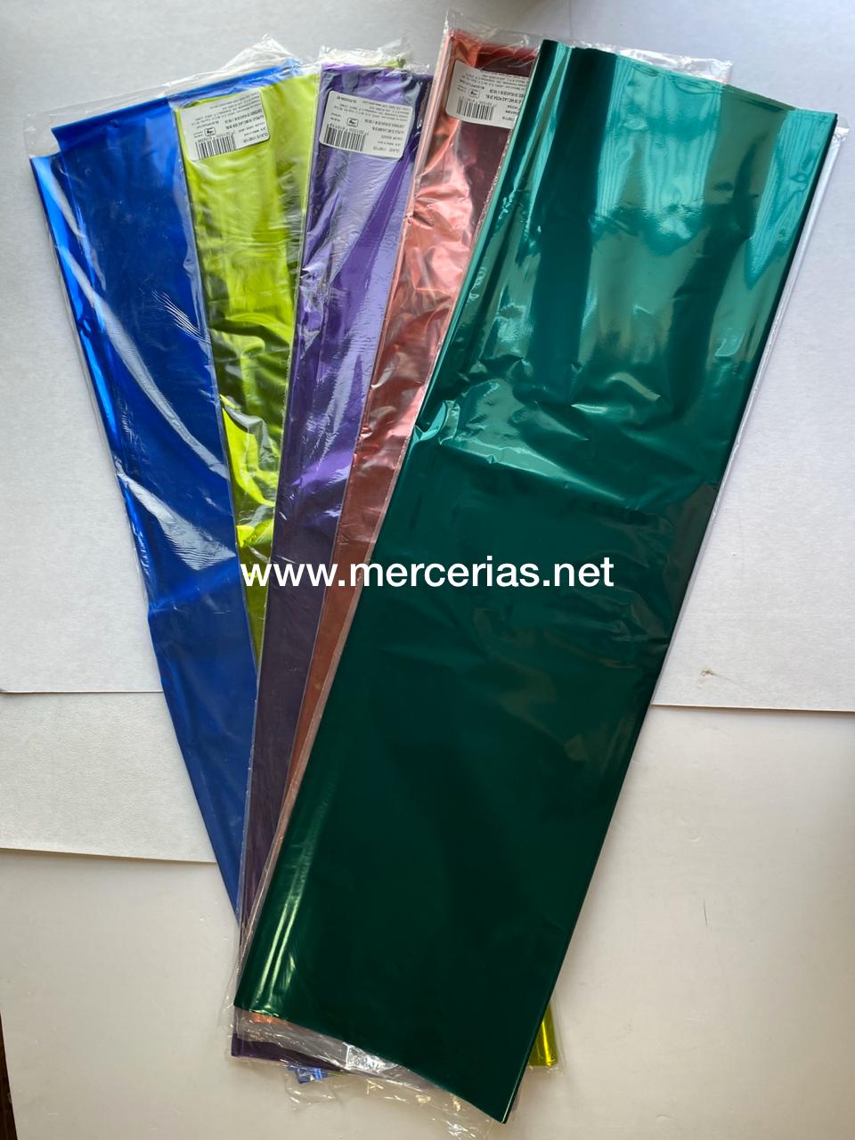 Celofan en Pliego Colores - Merceria en Linea