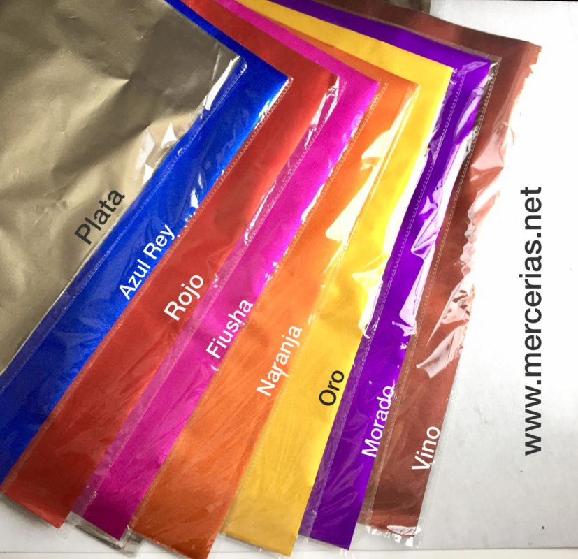 Papel para Regalo Metálico Texturizado Merceria en Linea