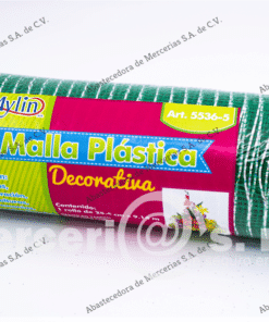 malla plastica decorativa verde mercerias.net