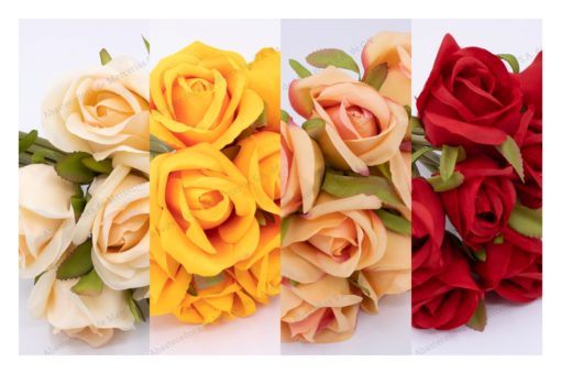 bouquet-boton-de-rosa-satin-color-variedad-con-9-flores-artificial-de-venta-en-abastecedorademercerias.com