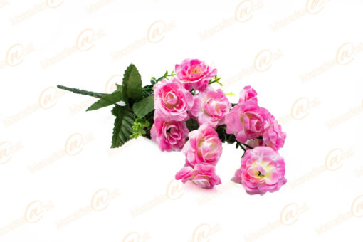 Flor Artificial Primavera rosa mini ramo
