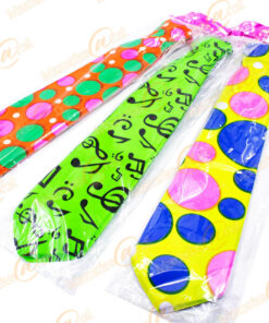 Corbata para fiestas impresa novedades colores
