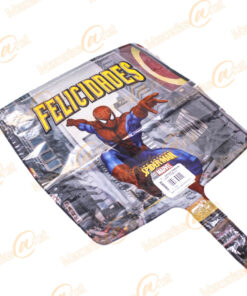 cumpleaños festejo decoración metálico Marvel Spiderman Heroes