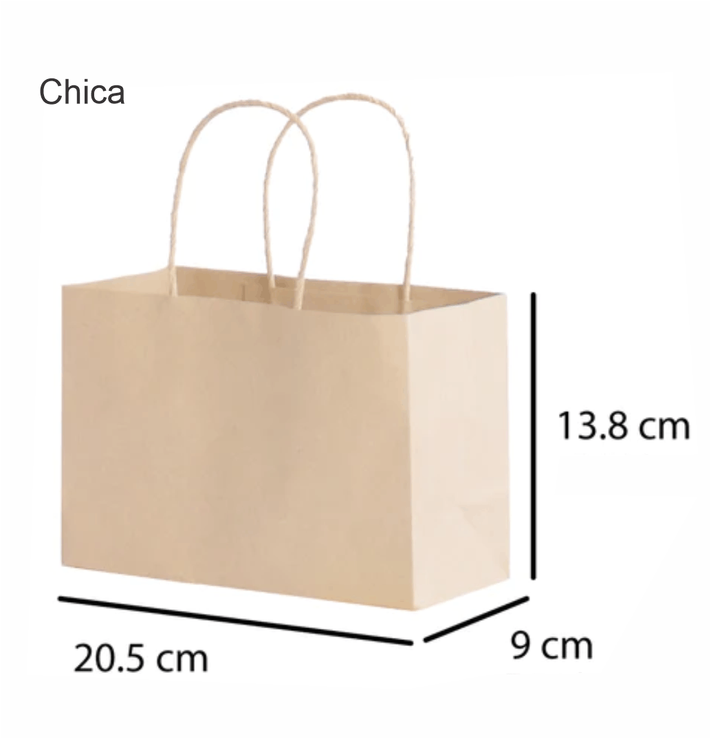 ᐈ Bolsas de Papel Kraft Pequeñas 8,5x21,5 cm